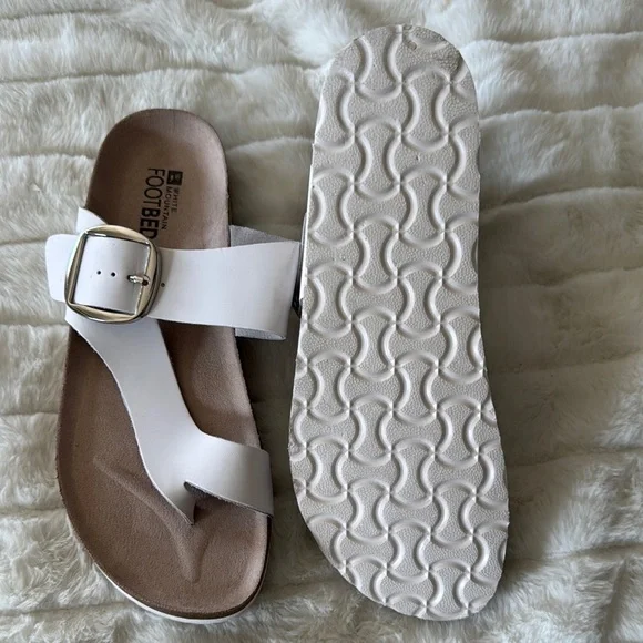 White Mountain White Cross-Strap Sandals - Picture 3 of 9